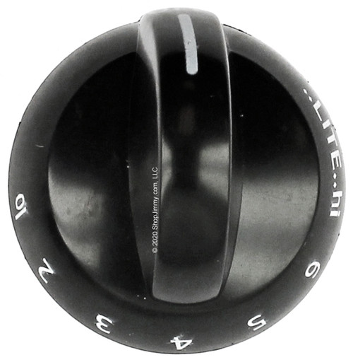 316220009 Frigidaire Oven Black Range Top Burner Valve Knob