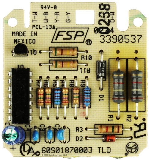 Whirlpool Dryer Control Board Part # 3390537