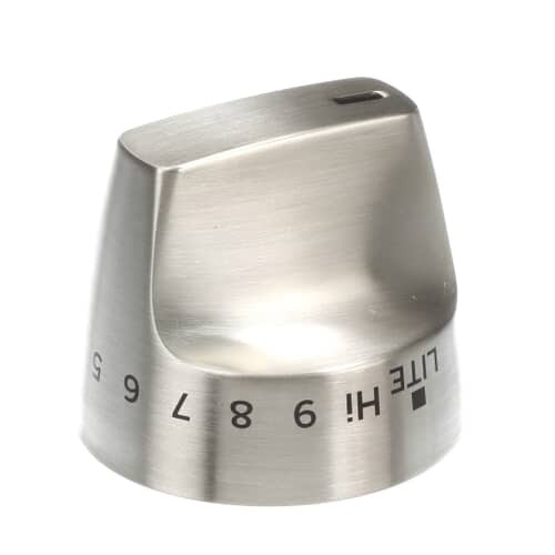 WB03X31672 GE Range Stainless Steel Control Knob