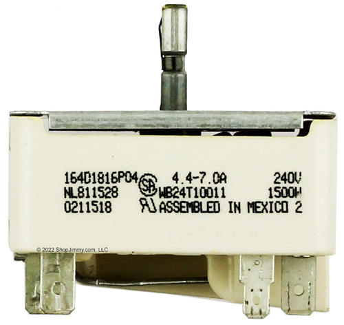 WB24T10011 GE Range Infinite Switch