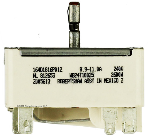 WB24T10025 GE Range Infinite Switch