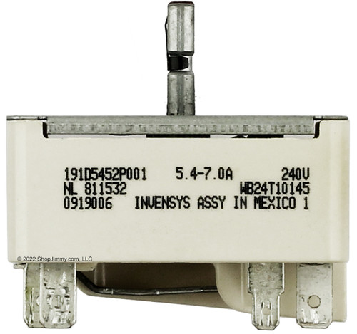 WB24T10145 GE Range Burner Switch