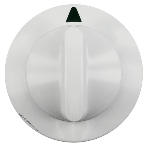 WE1M652 GE Dryer White Timer Knob Assembly