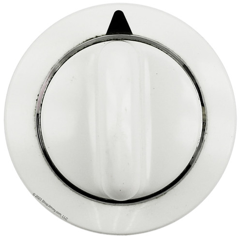 WE1M654 GE Dryer White Timer Knob