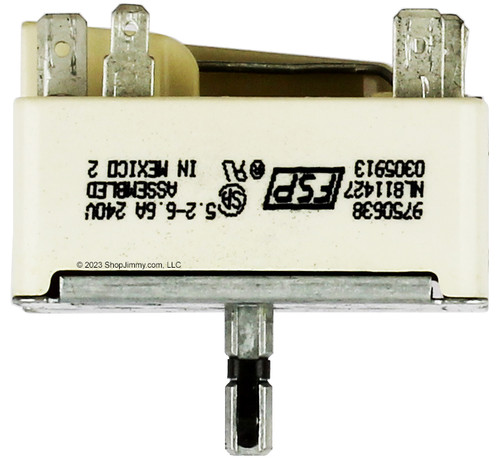 WP9750638 Whirlpool Infinite Switch