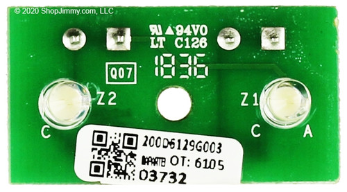 WR55X10899 GE Refrigerator Dispenser Lighting Board Assembly