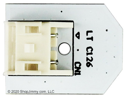 WR55X25754 GE Refrigerator LED Fresh Food Cover Assembly